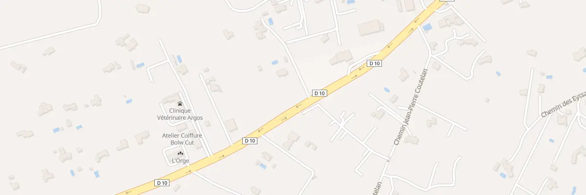 Plan du 9597 Route de Berre - Rd10 à Ventabren