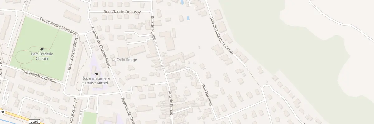 Plan du 17 Rue Rabelais à Bourgoin-Jallieu