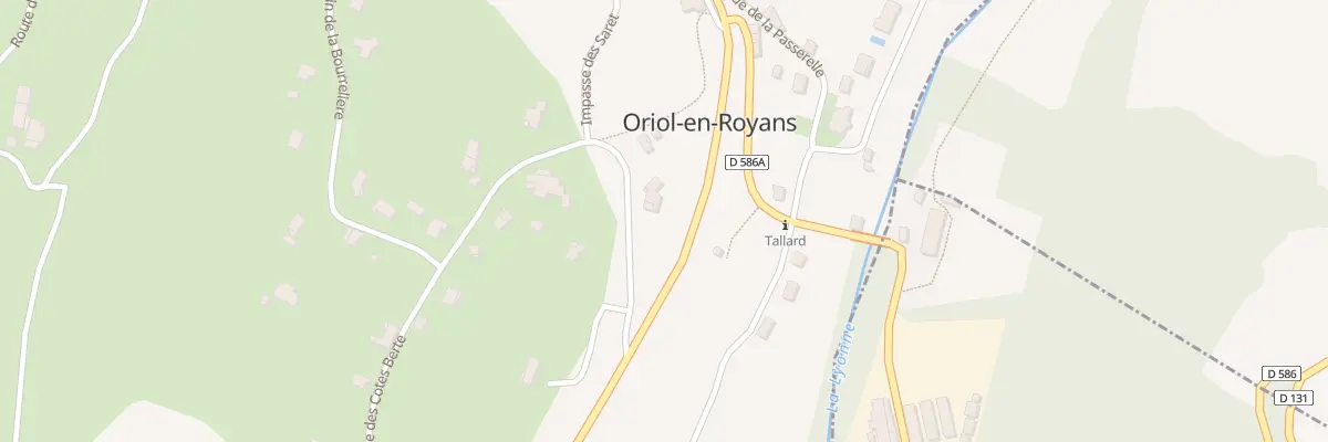 Plan du 100 Che de la Bourreliere à Oriol-en-Royans