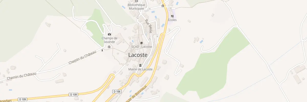 Plan du 5027 Le Village à Lacoste