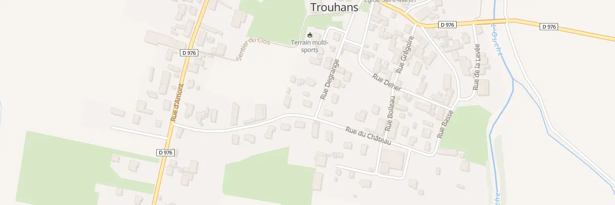 Plan du 10 Rue du Château à Trouhans