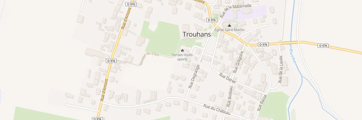 Plan du 1 Rue Dégrange à Trouhans