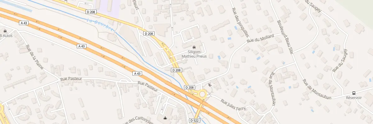 Plan du 12 Rue de Funas à Bourgoin-Jallieu