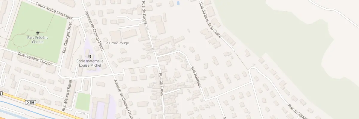 Plan du 6 Rue Rabelais à Bourgoin-Jallieu