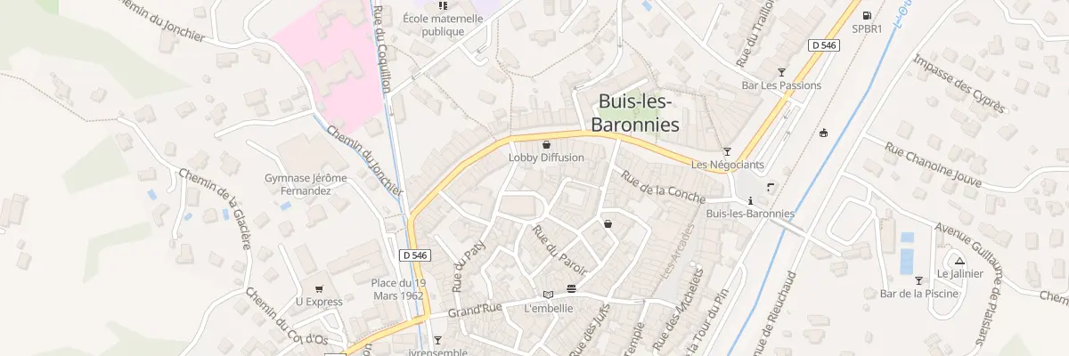 Plan du 1 Pl Jean Jaurès à Buis-les-Baronnies