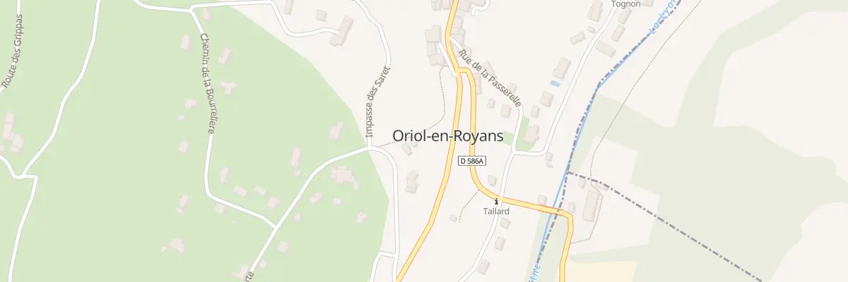Plan du 140 Che de la Bourreliere à Oriol-en-Royans
