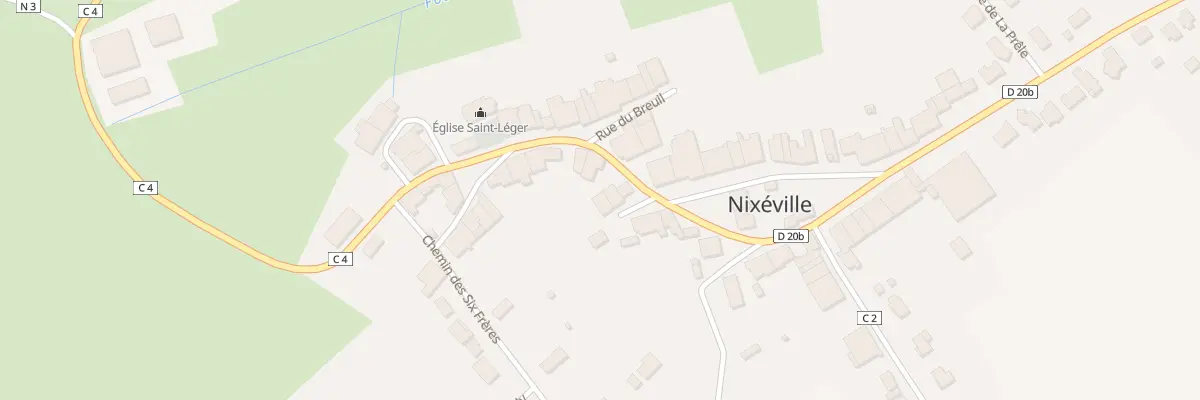 Plan du 1 Rue Basse du Peche à Nixéville-Blercourt