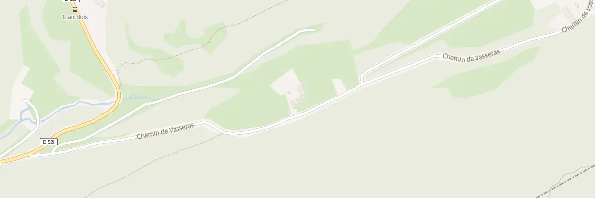 Plan du 459 Che de Vasseras à Crémieu