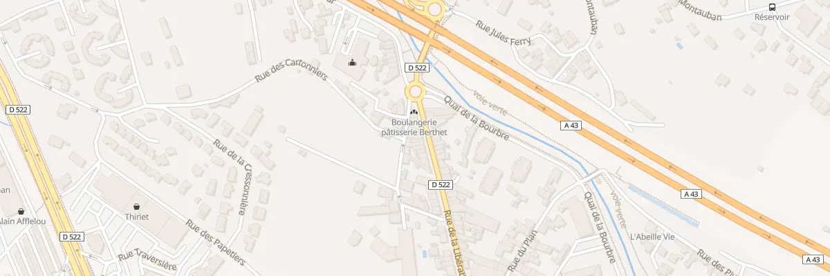 Plan du 151 Rue de la Libération à Bourgoin-Jallieu