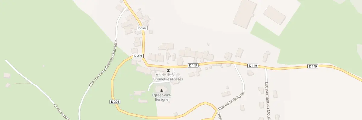 Plan du 11 Rue Orange à Saint-Broingt-les-Fosses