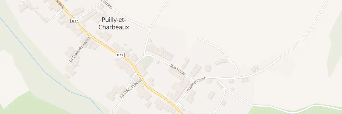 Plan du 15 Rue Haute à Puilly-et-Charbeaux