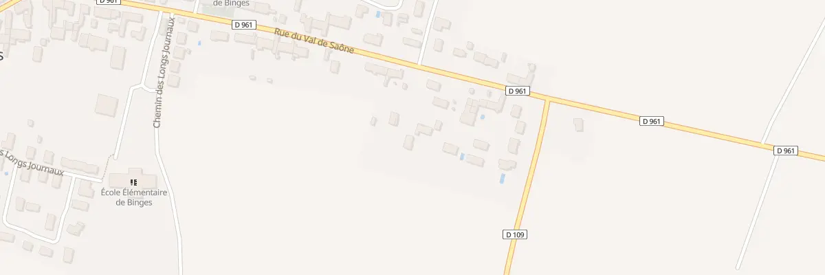 Plan du 62B Rue du Val de Saône à Binges