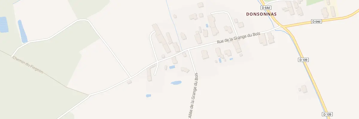 Plan du 5036 La Grange du Bois à La Tranclière