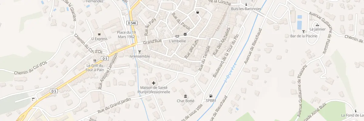 Plan du 50 Rue du Malgarni à Buis-les-Baronnies