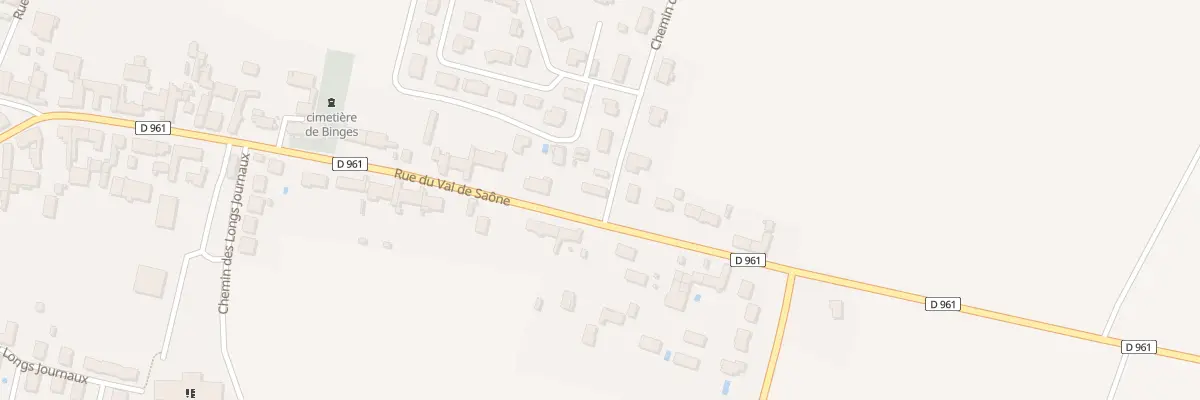 Plan du 59C Rue du Val de Saône à Binges