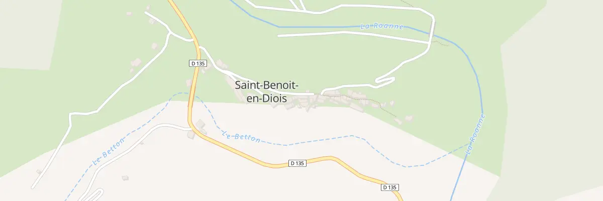 Plan du 5030 Le Village à Saint-Benoit-en-Diois