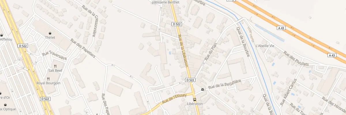 Plan du 127B Rue de la Libération à Bourgoin-Jallieu