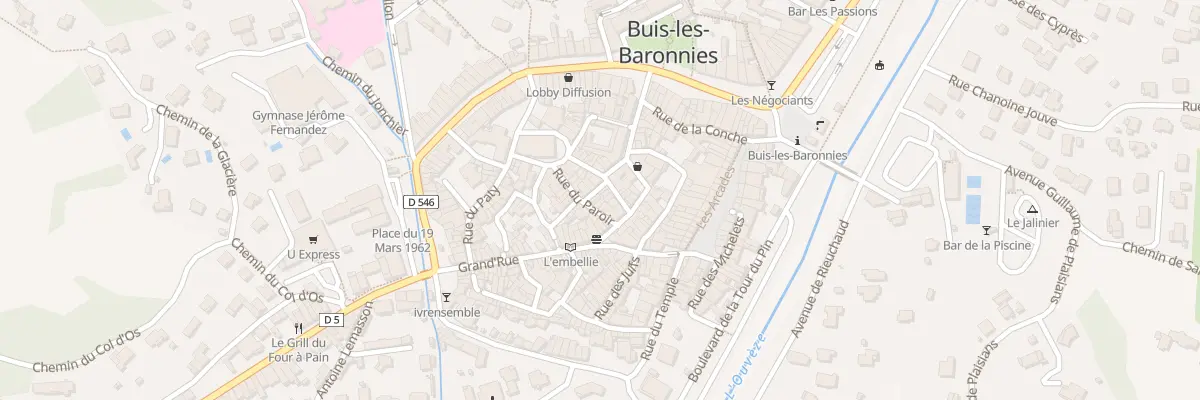 Plan du 2 Rue des Quatre Cantons à Buis-les-Baronnies