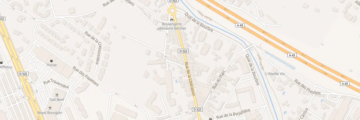 Plan du 139 Rue de la Libération à Bourgoin-Jallieu
