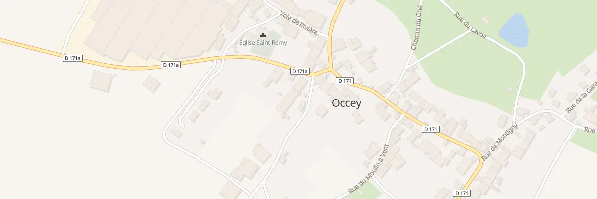 Plan du 6 Voie de Selongey à Occey