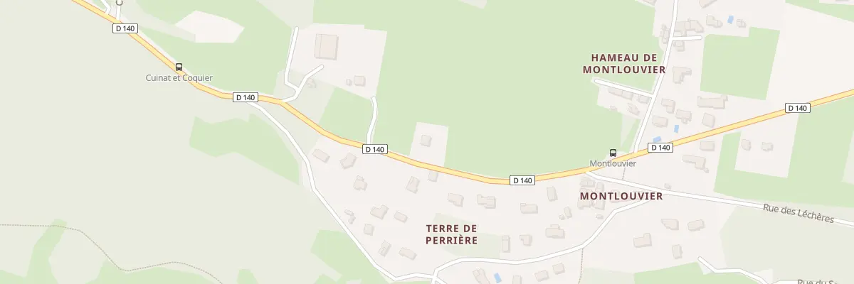 Plan du 1668 Rte de Montlouvier à Dizimieu