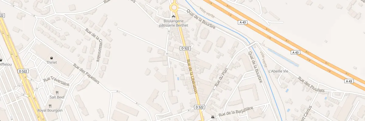 Plan du 137 Rue de la Libération à Bourgoin-Jallieu