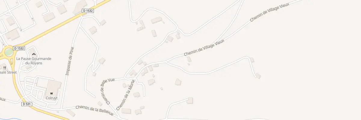 Plan du 590 Mte Béatrix de Hongrie à Saint-Just-de-Claix