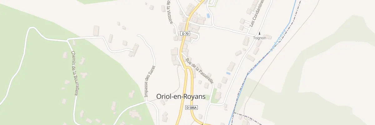 Plan du 235 Rue du Village à Oriol-en-Royans