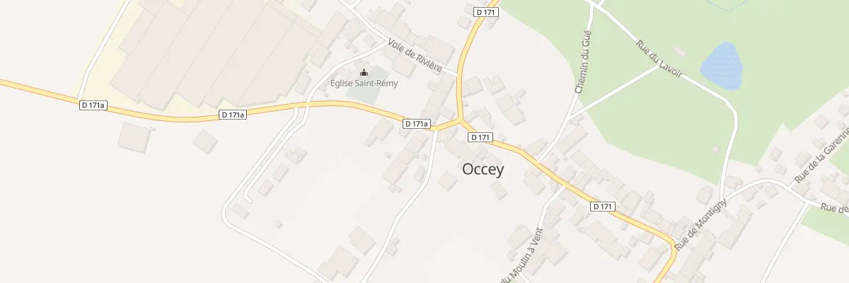 Plan du 2 Voie de Selongey à Occey