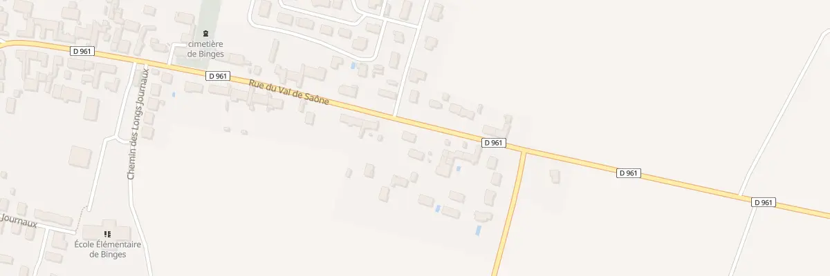 Plan du 62A Rue du Val de Saône à Binges