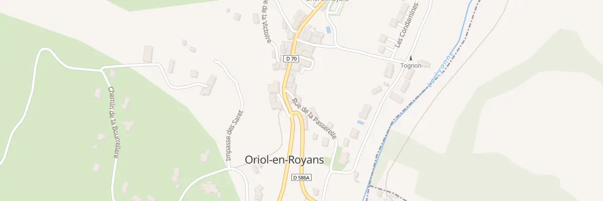 Plan du 15 Rue de la Passerelle à Oriol-en-Royans