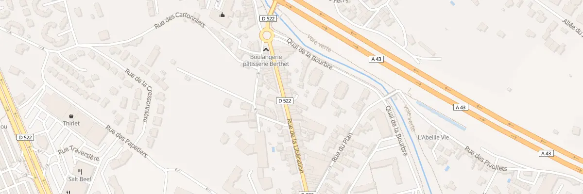 Plan du 202 Rue de la Libération à Bourgoin-Jallieu