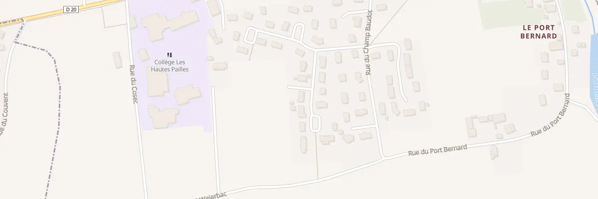 Plan du 5 Rue des Roses à Échenon
