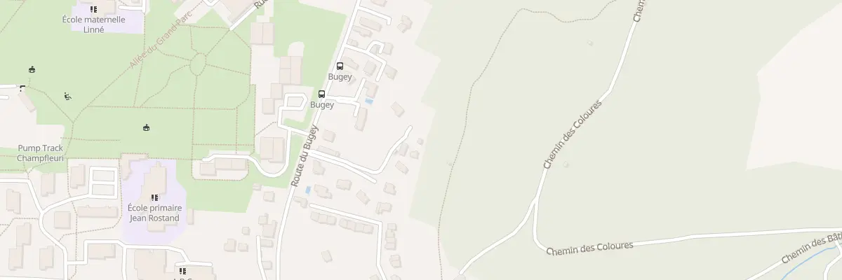 Plan du 10 Rte du Bugey à Bourgoin-Jallieu
