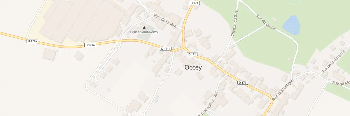 Plan du 1 Rte de la Gare à Occey