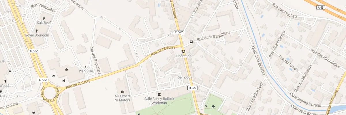 Plan du 115 Rue de la Libération à Bourgoin-Jallieu