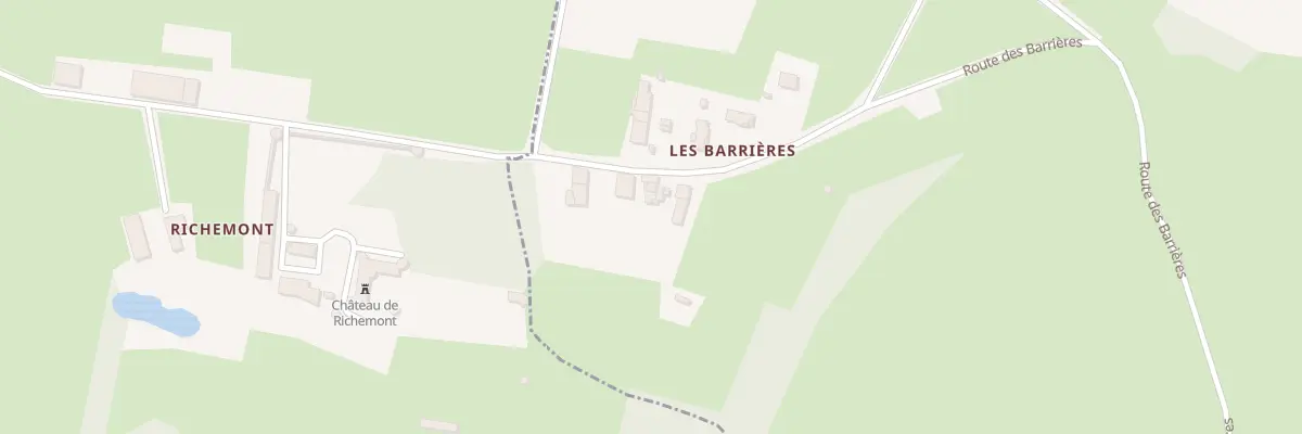 Plan du 1379 Rte des Barrieres à Priay