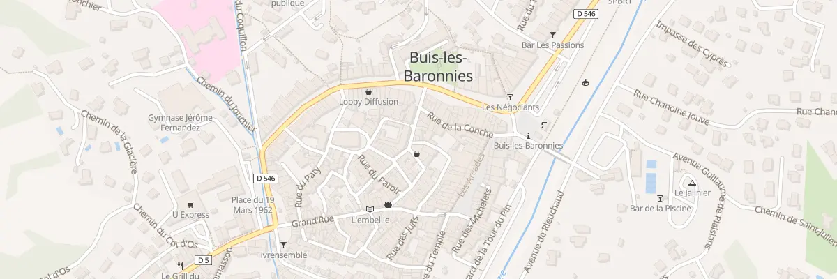 Plan du 12 Rue de la Commune à Buis-les-Baronnies