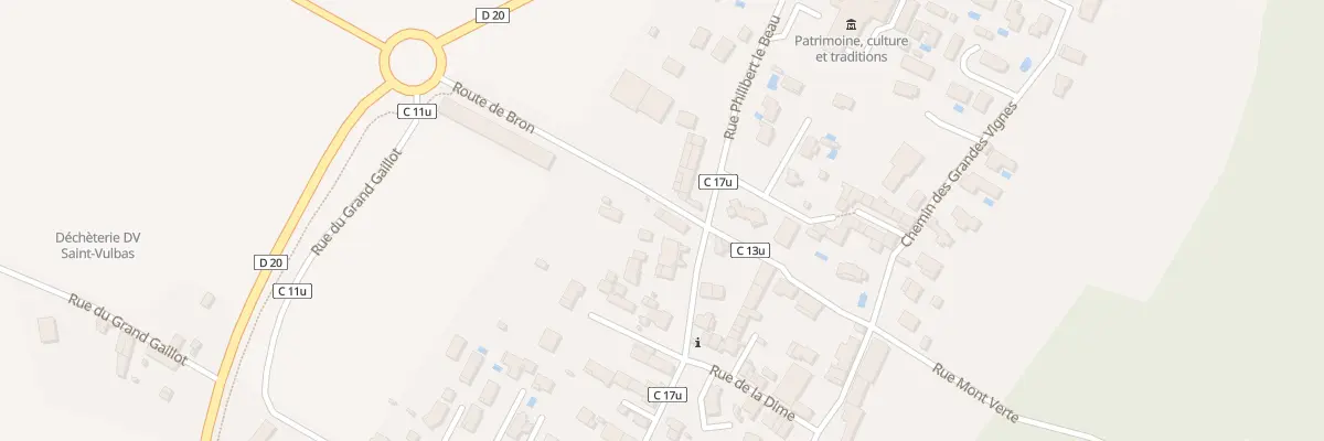 Plan du 274 Rue Philibert le Beau à Saint-Vulbas