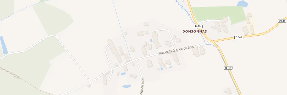 Plan du 208 Rue de la Grange du Bois à La Tranclière