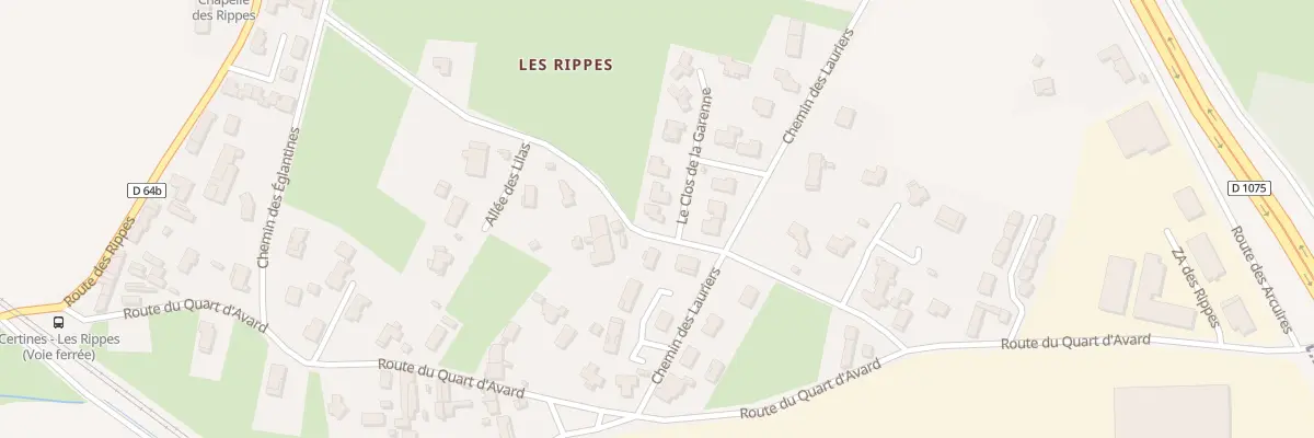 Plan du 6 Chem des Lauriers à Certines