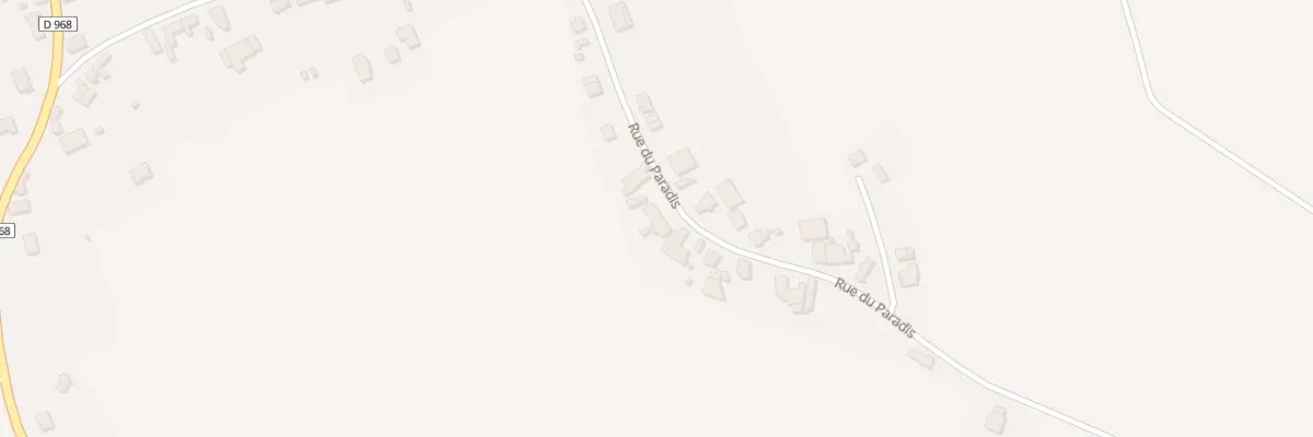 Plan du 34 Rue du Paradis à Losne
