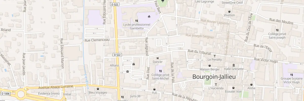 Plan du 14 Pl Hector Berlioz à Bourgoin-Jallieu