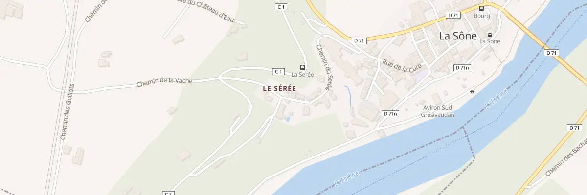 Plan du 5157 Hameau du Seree à La Sône