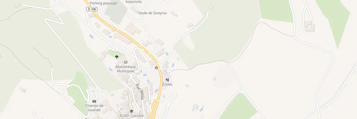 Plan du 9999 Le Bas Claux Nord à Lacoste
