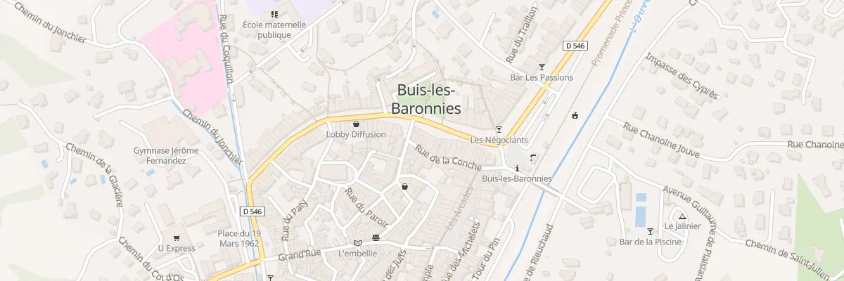 Plan du 26 Rue de la Conche à Buis-les-Baronnies