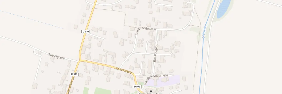 Plan du 4 Rue du Malpertuis à Trouhans