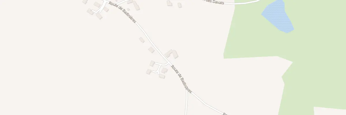Plan du 896 Rte de Badinières à Tramolé