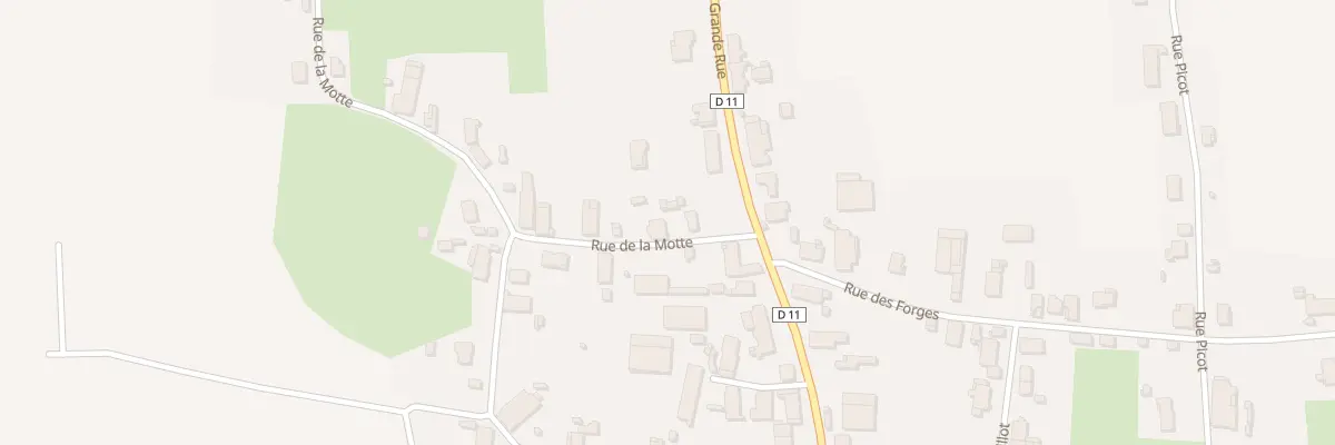 Plan du 4 Rue de la Motte à Annoire