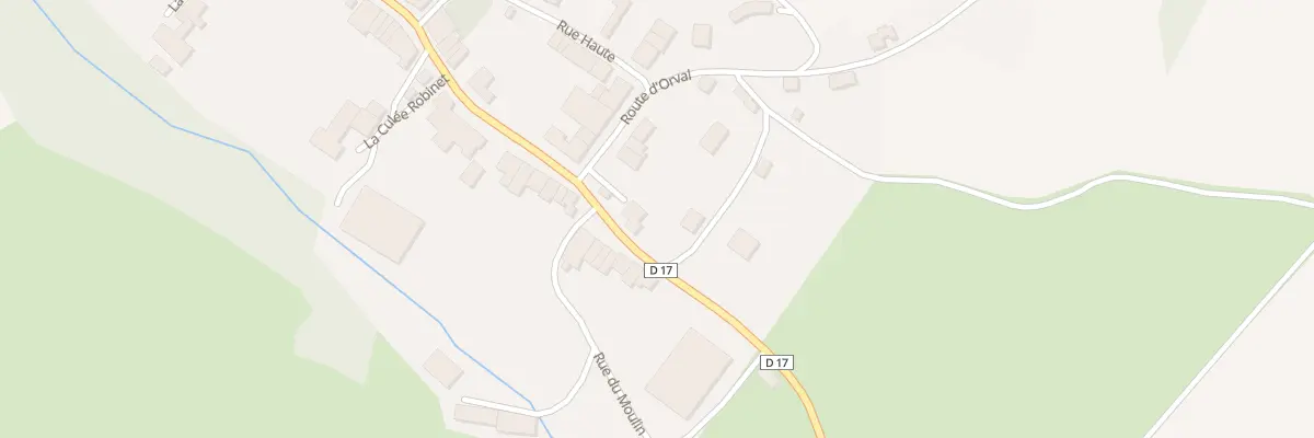 Plan du 2 Rte d’Orval à Puilly-et-Charbeaux